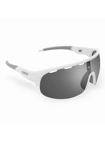 Siroko Unisekssportbril "PhotoChromic" wit/grijs
