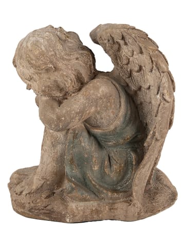 Clayre & Eef Dekofigur "Engel" in Beige - (B)37 x (H)36 x (T)27 cm
