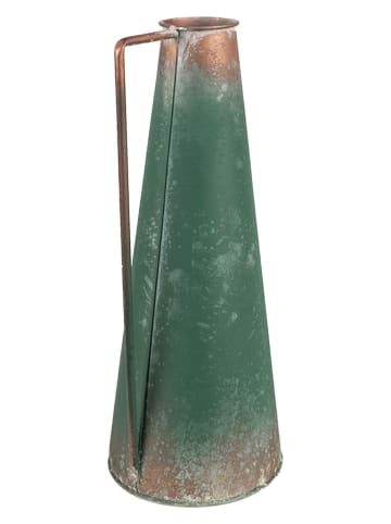 Clayre & Eef Dekoracyjny dzbanek w kolorze zielonym - 14 x 31 x 12 cm