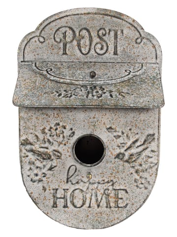 Clayre & Eef Vogelhaus in Hellgrau - (B)27 x (H)41 x (T)11 cm
