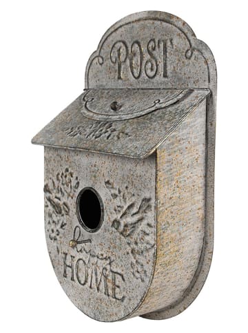 Clayre & Eef Vogelhaus in Hellgrau - (B)27 x (H)41 x (T)11 cm