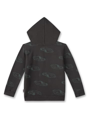 Sanetta Kidswear Hoodie in Anthrazit/ Grün