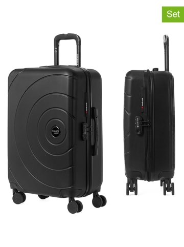 Travel World 2tlg. Hardcase-Trolleyset in Schwarz günstig kaufen | limango