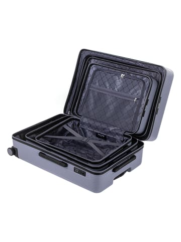 Murano 3-delige hardcase-trolleyset grijs