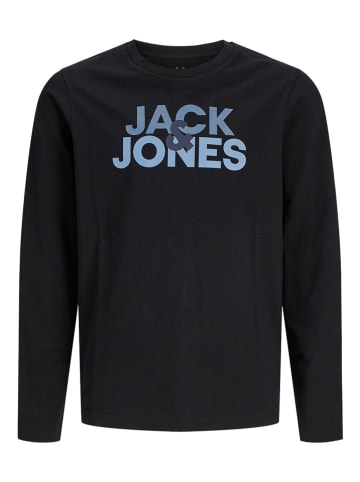 JACK & JONES Junior Koszulka "Jacula" w kolorze czarnym
