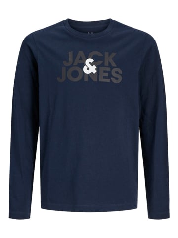 JACK & JONES Junior Longsleeve "Jacula" in Schwarz