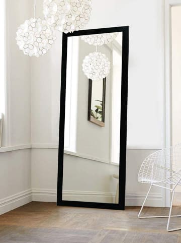 Evila Spiegel "Cheval" in Transparent/ Schwarz - (B)40 x (H)105 cm