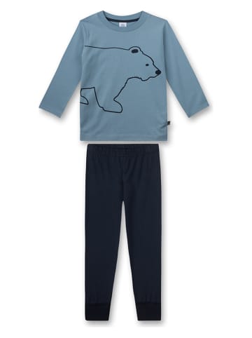 Sanetta Pyjama in Blau/ Dunkelblau