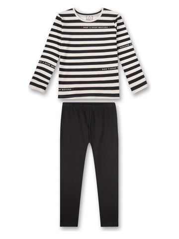 Sanetta Pyjama zwart/wit