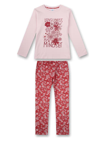 Sanetta Pyjama in Rosa/ Rot