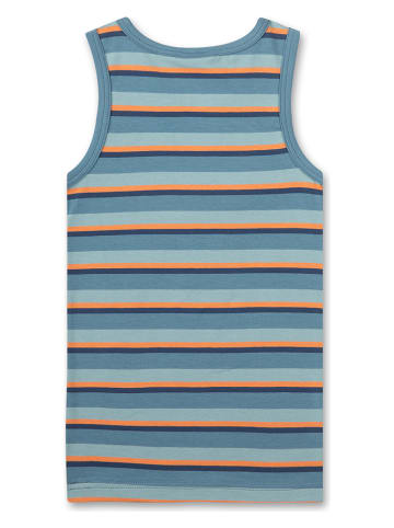 Sanetta Onderhemd blauw/oranje