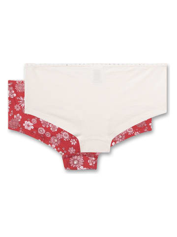 Sanetta 2er-Set: Pantys in Rot/ Weiß