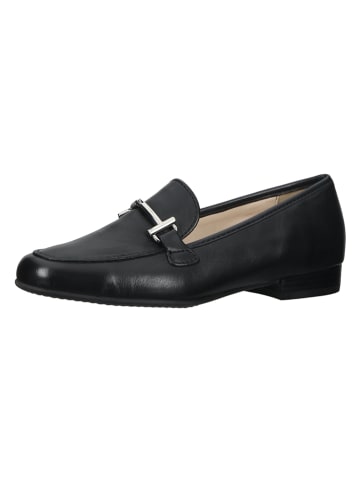 Ara Shoes Leder-Slipper in Schwarz