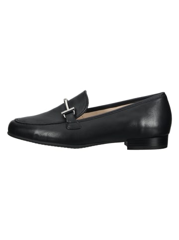 Ara Shoes Skórzane slippersy w kolorze czarnym