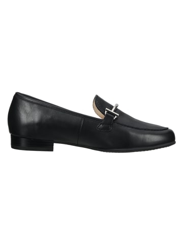 Ara Shoes Skórzane slippersy w kolorze czarnym