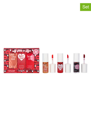 Benefit Tinty do ust (3 szt.) "Lip Tints to Love" - po 6 ml
