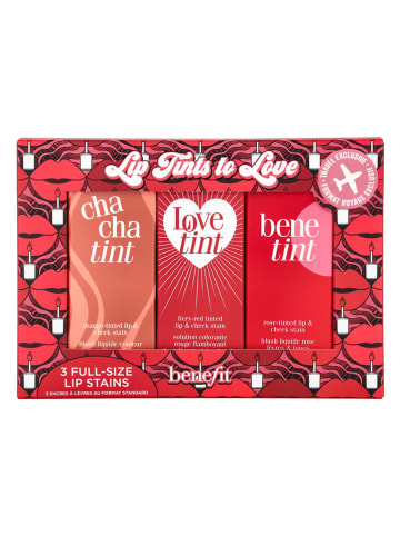 Benefit Tinty do ust (3 szt.) "Lip Tints to Love" - po 6 ml