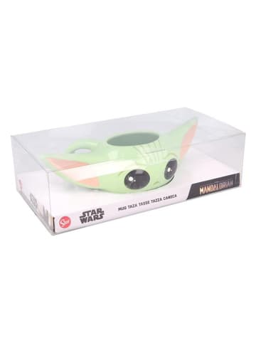 Star Wars Kubek "The Mandalorian Baby Yoda" w kolorze zielonym - 500 ml