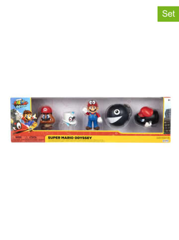 Nintendo Super Mario 5er-Set: Spielfiguren "Nintendo Super Mario Mario Odyssey"  - ab 3 Jahren