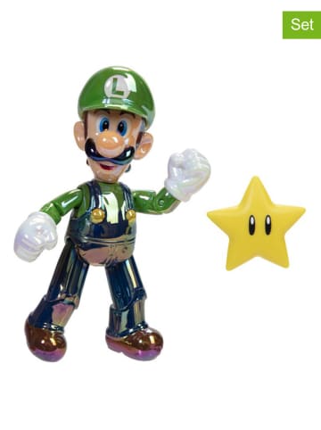Nintendo Super Mario 2er-Set: Spielfiguren "Nintendo Super Mario - Luigi" - ab 3 Jahren