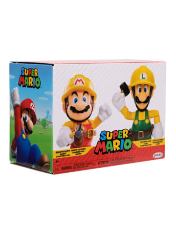 Nintendo Super Mario 2er-Set: Spielfiguren "Super Mario - Mario Maker & Luigi Maker" - ab 3 Jahren