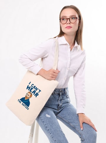 BAGmori Schultertasche in Creme - (B)35 x (H)40 x (T)8 cm
