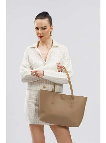 Lucky Bees Shopper beige - (B)42 x (H)28 x (D)11 cm
