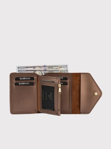 BAGmori Geldbörse in Hellbraun - (B)12 x (H)10 x (T)3 cm