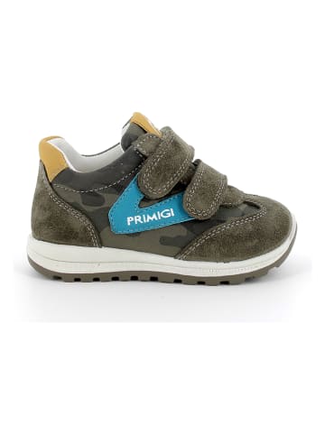 Primigi Leder-Sneakers in Khaki