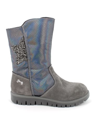 Primigi Leder-Winterstiefel in Grau