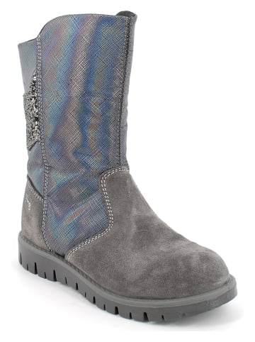 Primigi Leder-Winterstiefel in Grau