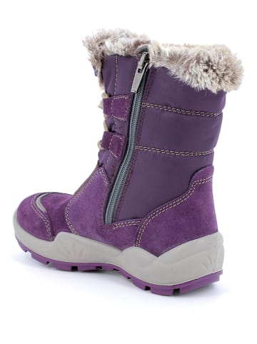 Primigi Leder-Winterstiefel in Violett