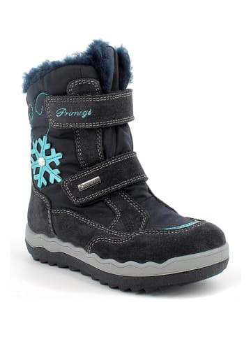 Primigi Leder-Winterstiefel in Dunkelblau