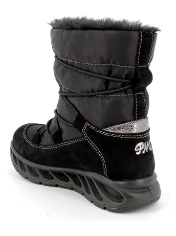 Primigi Leder-Winterstiefel in Schwarz