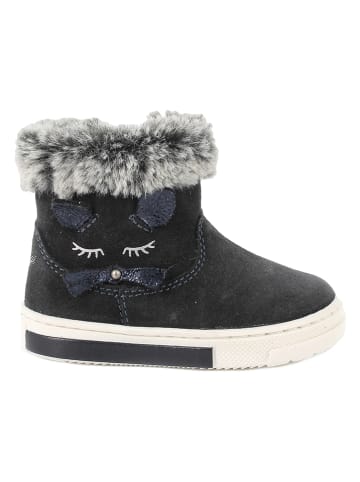 Primigi Leder-Winterboots in Schwarz