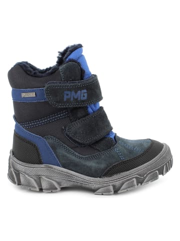 Primigi Leder-Winterboots in Dunkelblau