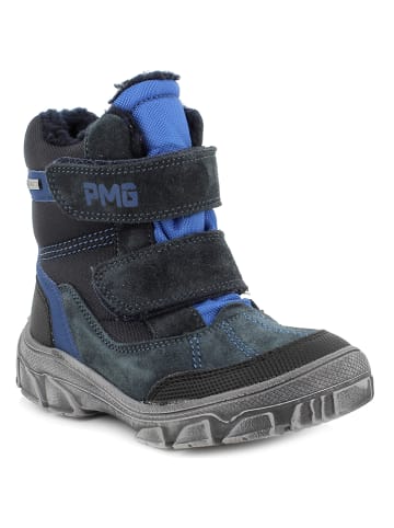 Primigi Leder-Winterboots in Dunkelblau