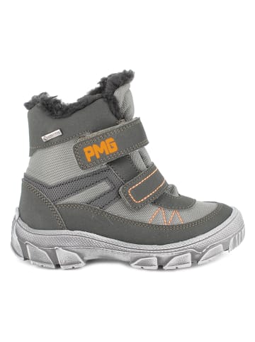 Primigi Leder-Winterboots in Grau