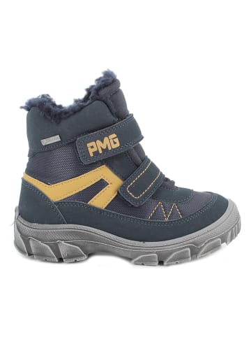 Primigi Leder-Winterboots in Dunkelblau