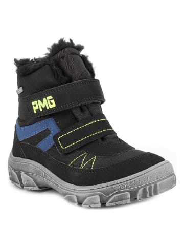 Primigi Leder-Winterboots in Schwarz
