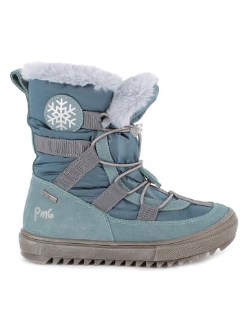 Primigi Leder-Winterstiefel in Hellblau