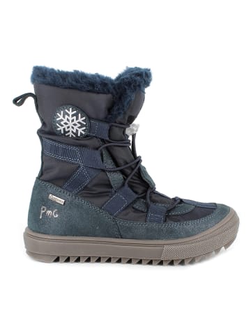 Primigi Leren winterlaarzen donkerblauw