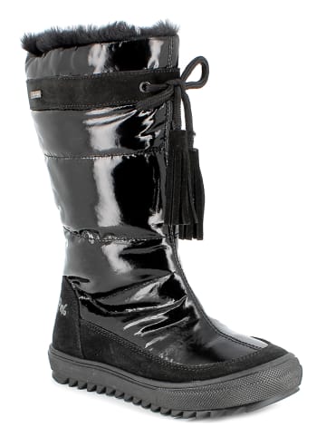 Primigi Leder-Winterstiefel in Schwarz