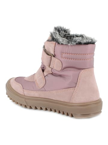 Primigi Leder-Winterboots in Rosa