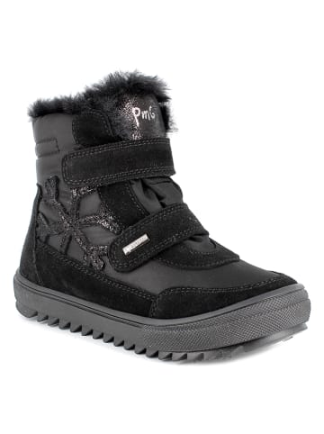 Primigi Leder-Winterboots in Schwarz