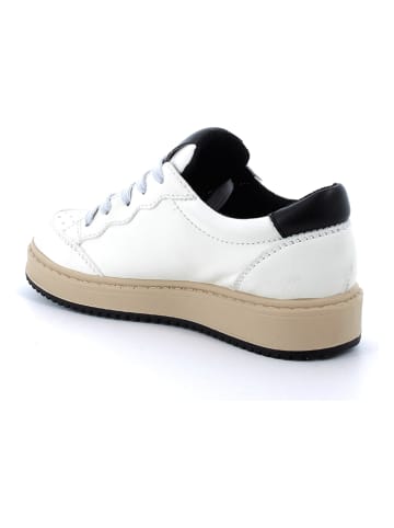 Primigi Leren sneakers wit/zwart