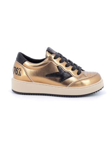 Primigi Leren sneakers goudkleurig