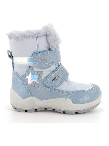 Primigi Leder-Winterboots in Hellblau