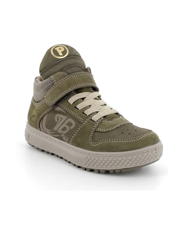 Primigi Leder-Sneakers in Khaki