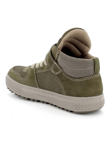 Primigi Leder-Sneakers in Khaki